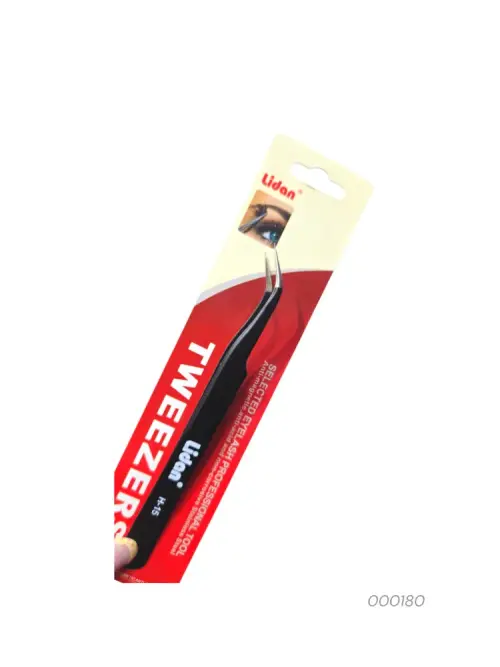 Pinza curva para pestañas