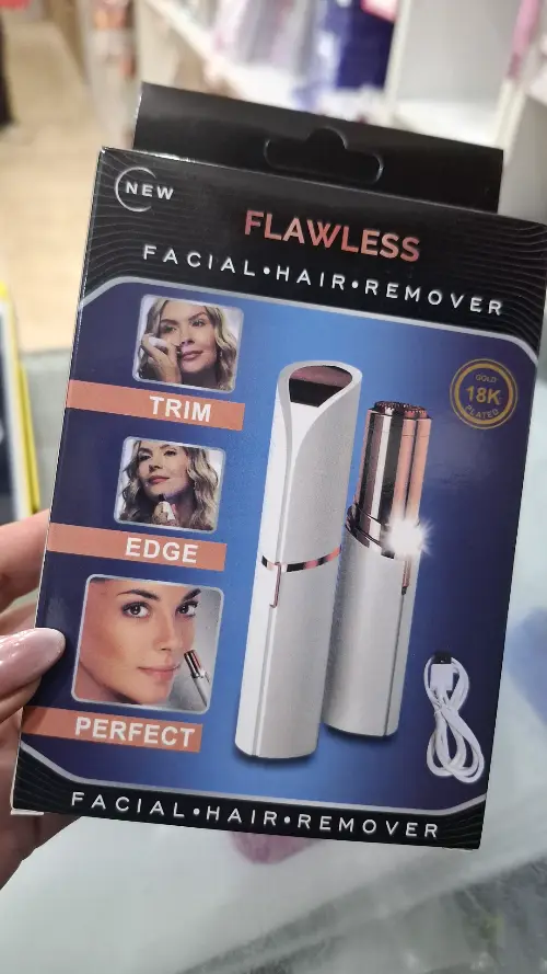 Depilador facial eléctrico