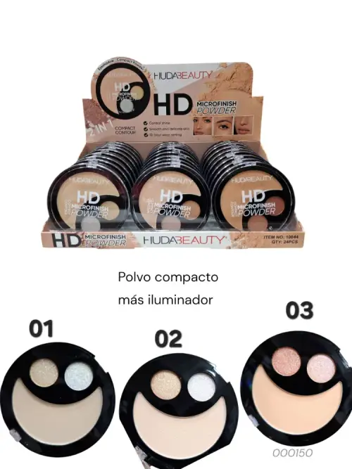 Polvo compacto mas iluminador