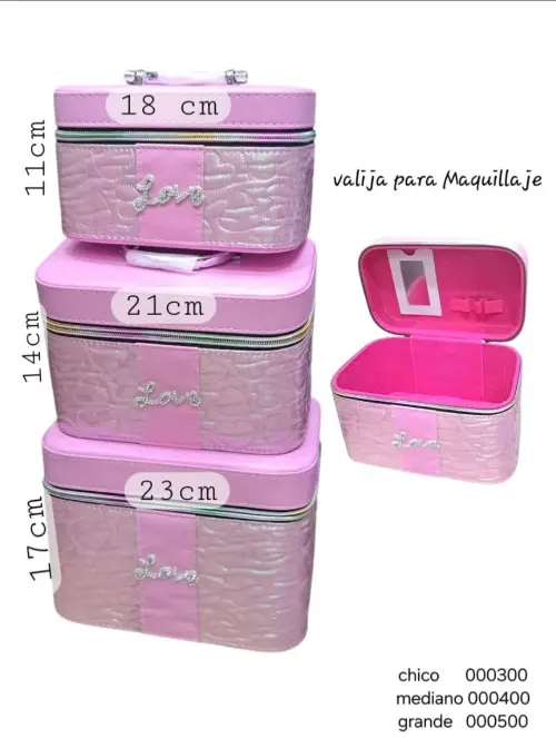 Valijas para maquillaje