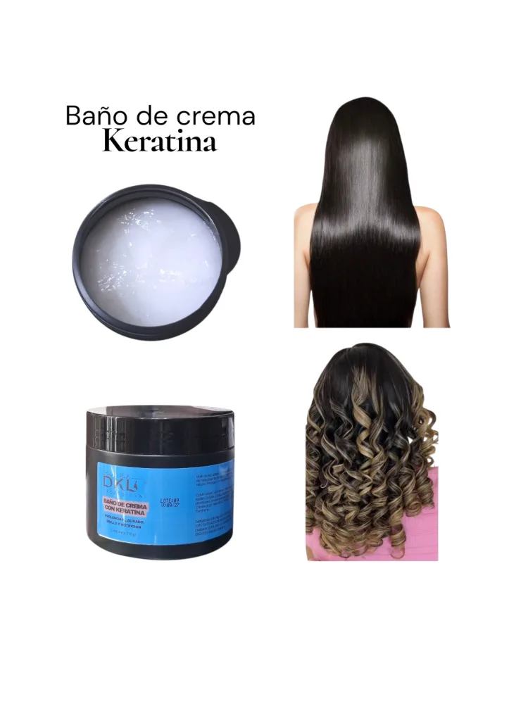 Baño de crema Keratina