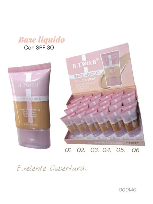 Base liquida con SPF 30