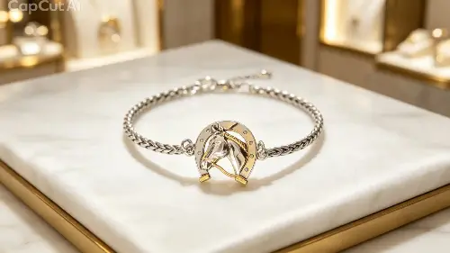 Pulsera enchapado en plata y oro
