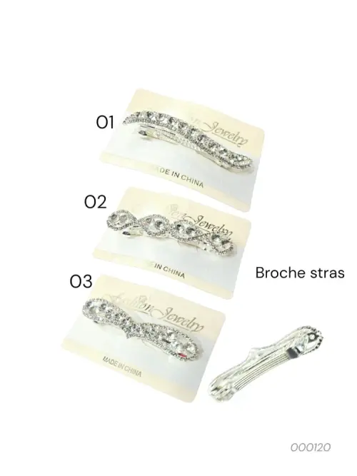 Broche stras