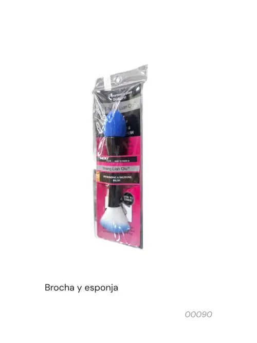 brocha y esponja