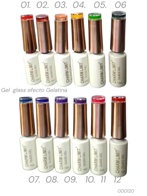 colección gel glass efecto Gelatina