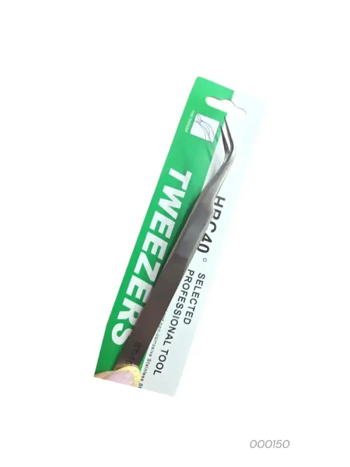 Pinza curva para pestañas