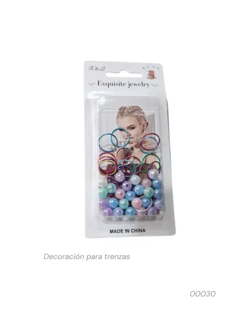 Decoración para trenzas