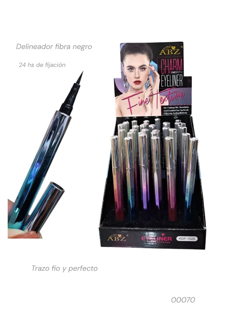delineador fibra negro