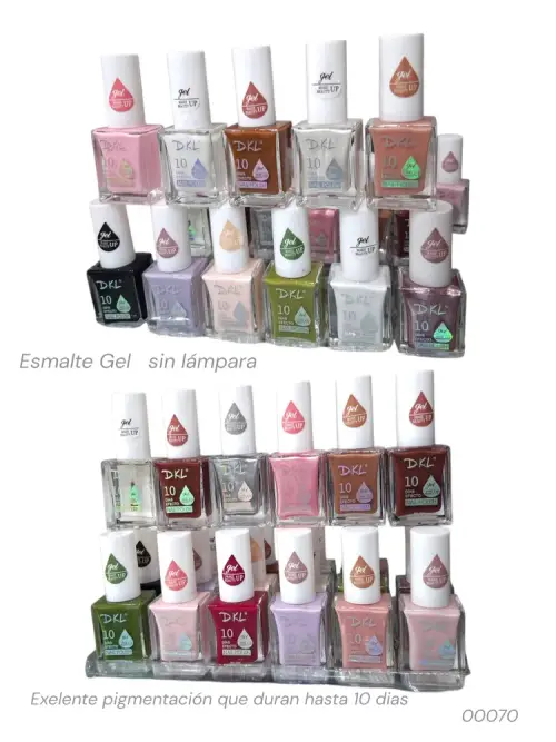 Esmalte Gel 10 dias/duración