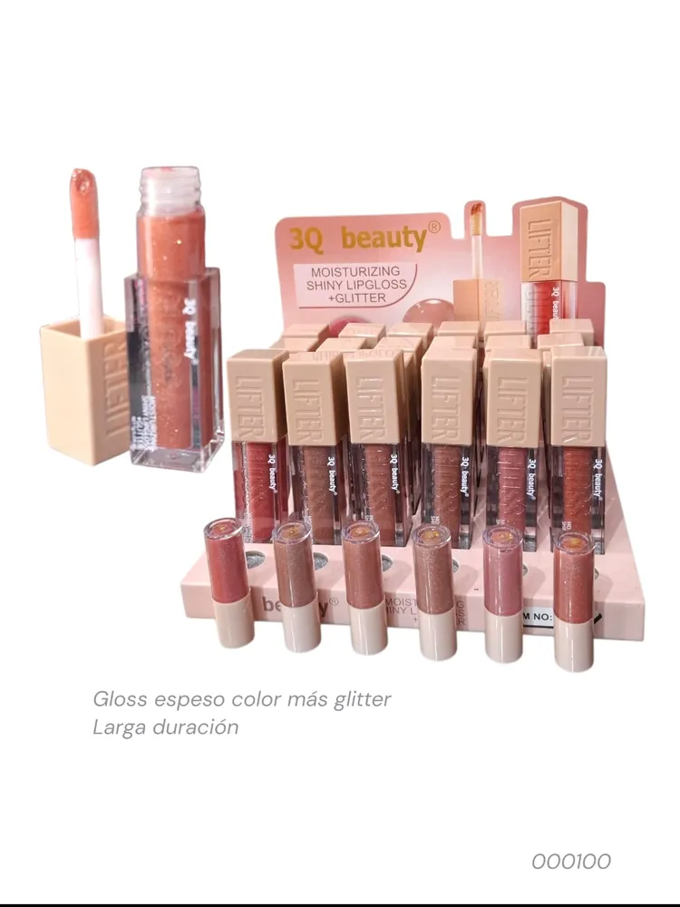 Gloss espeso con Glitter
