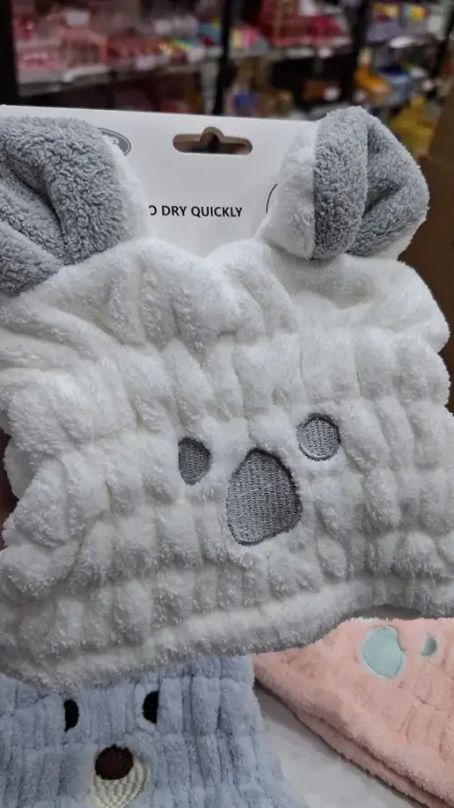 gorra bebe para secar el pelo