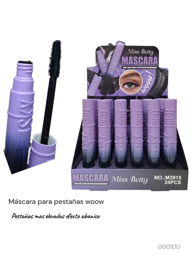 Máscara para pestañas efecto abanico