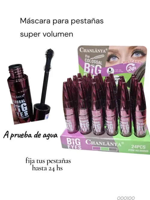 máscara pestañas volumen