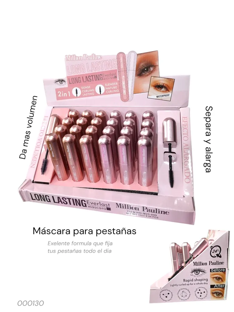 máscara para pestañas