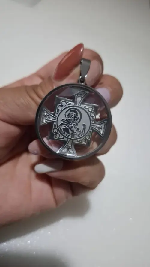 medalla cristal