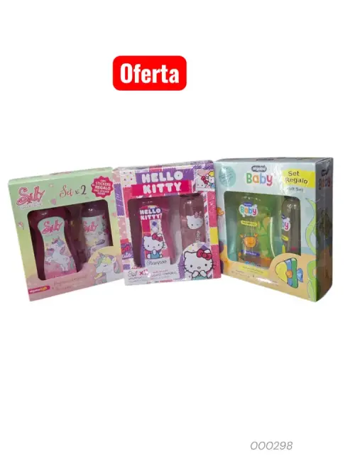 Pack infantiles colonia y shampoo