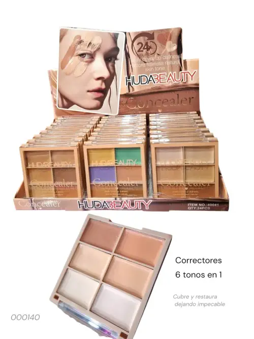 paleta corrector x 6
