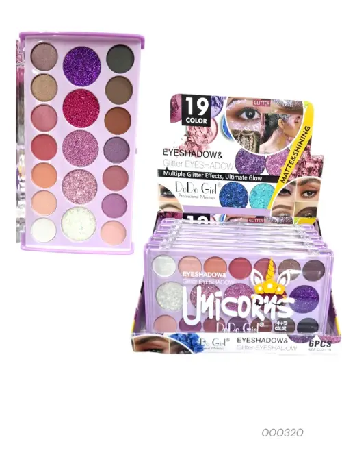 Paleta mixta con Glitter