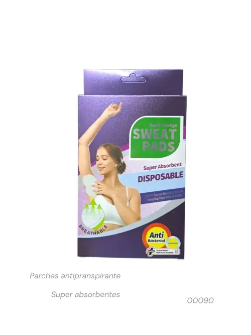 Parches absorbente de transpiración