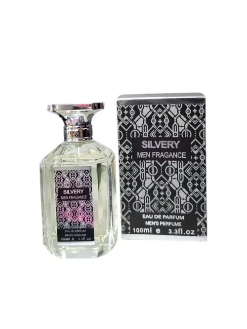 Perfume silvery negro para caballero