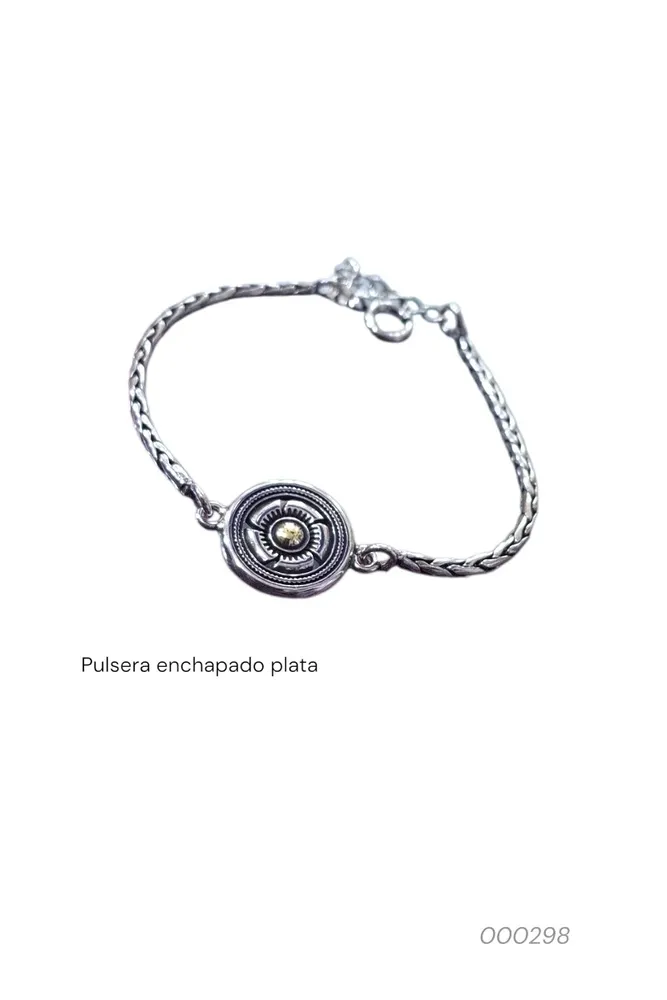 pulsera enchapado en plata