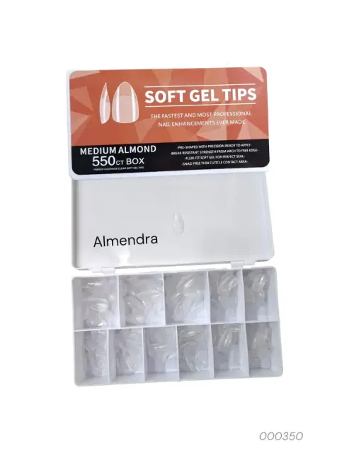 tips soft gel almendra